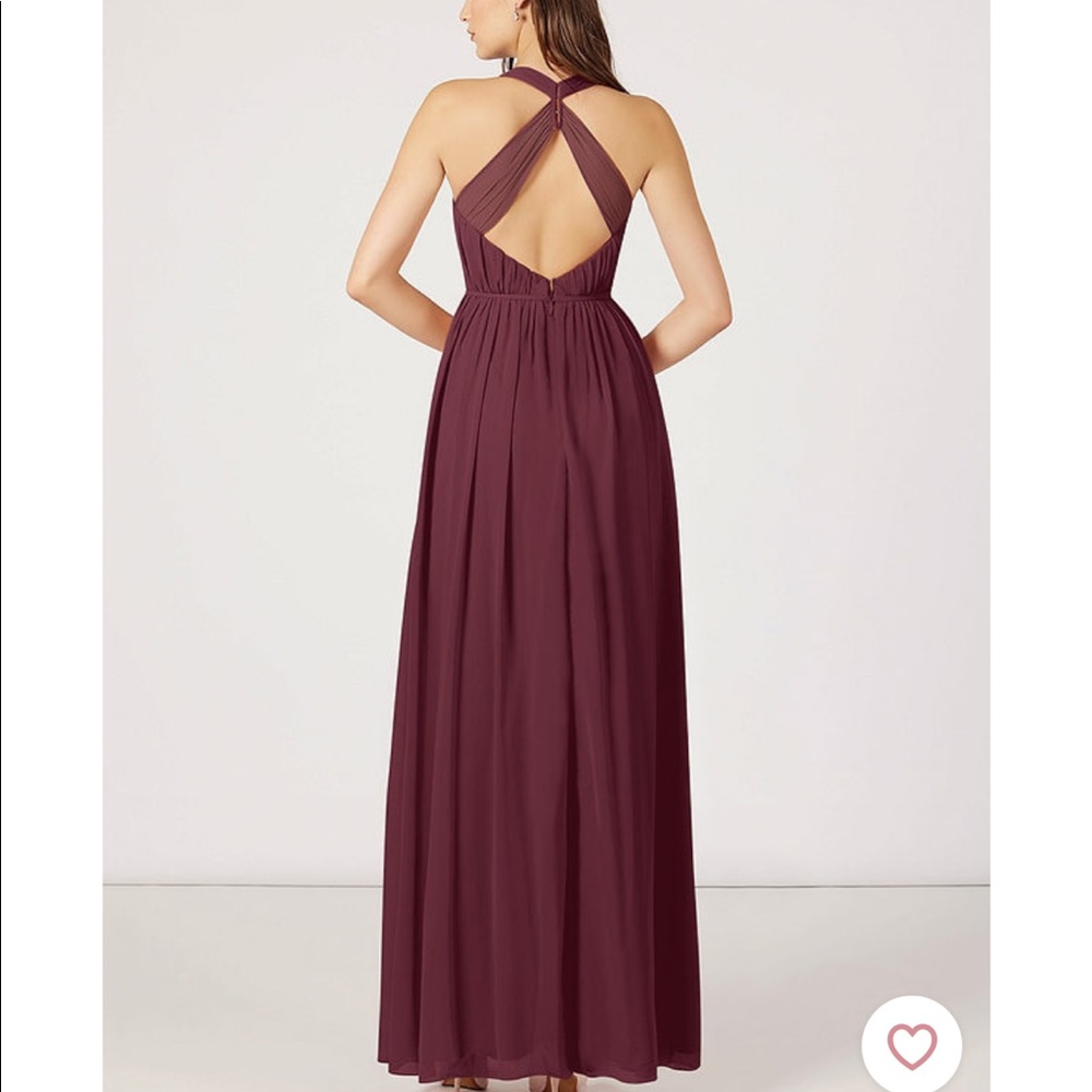Azazie Cabernet Bridesmaid Dress - Picture 2 of 4